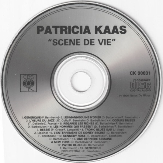 Patricia Kaas - Scène De Vie | CBS (CK 90831) - 3 Patricia Kaas - Scène De Vie | CBS (CK 90831) - 3