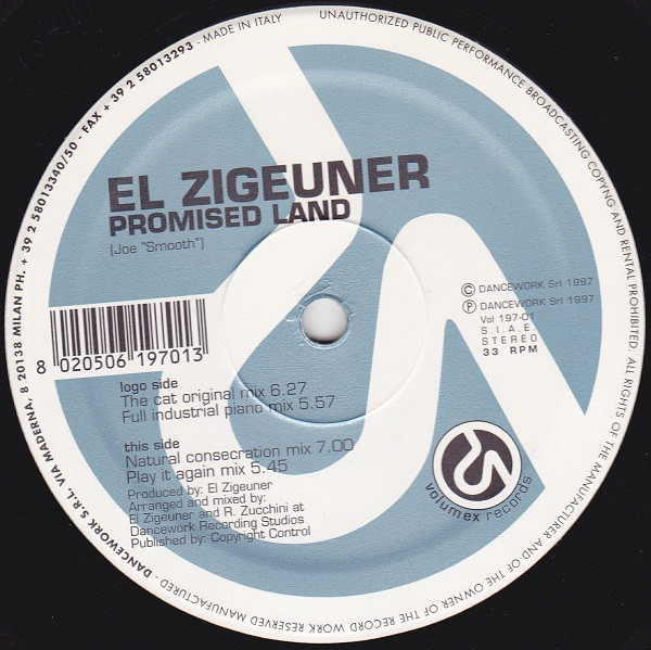 El Zigeuner - Promised Land | Volumex (Vol 197-01)