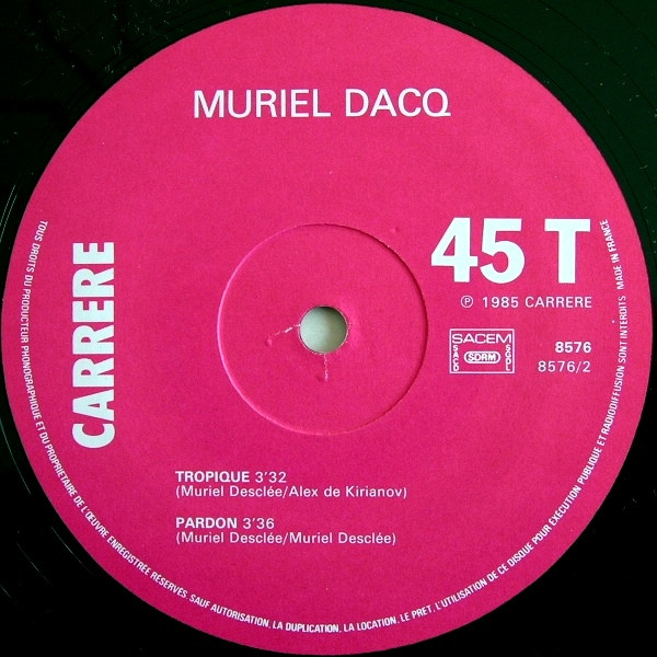 Muriel Dacq - Tropique | Carrere (8576) - 4