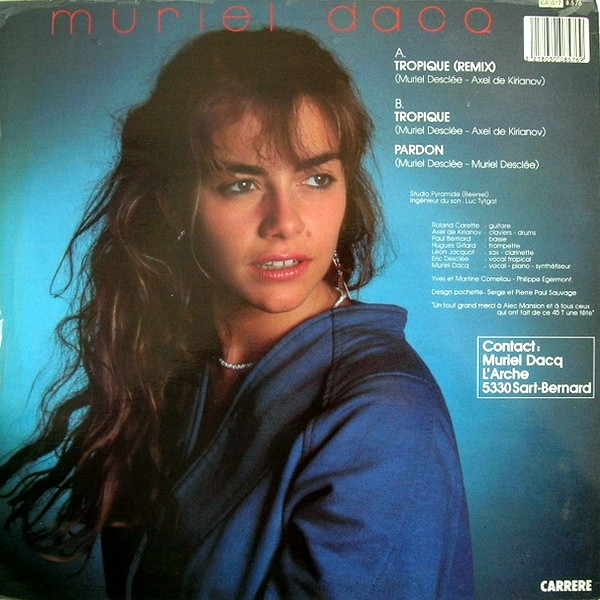 Muriel Dacq - Tropique | Carrere (8576) - 2