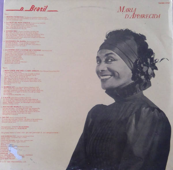 Maria D'Apparecida - O Brasil | Mary Melody (TM/MM 67567)