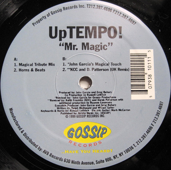 Uptempo - Mr. Magic | Gossip Records (GG1011)