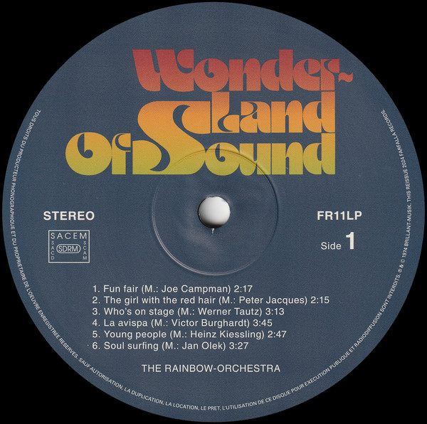 The Rainbow-Orchestra - Wonderland Of Sound | Farfalla Records (FR11LP) - 3
