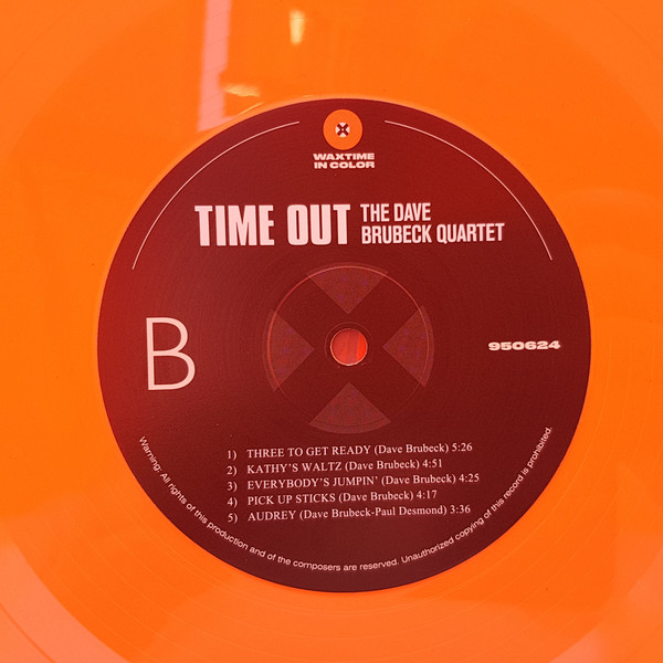 The Dave Brubeck Quartet - Time Out | WaxTime In Color (950624) - 4 The Dave Brubeck Quartet - Time Out | WaxTime In Color (950624) - 4