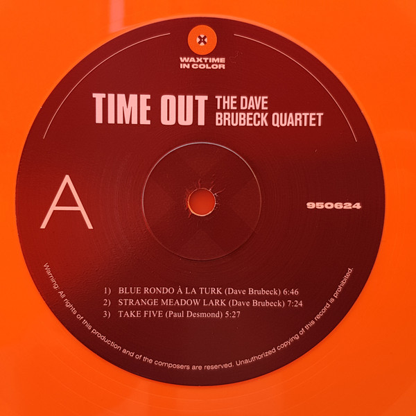 The Dave Brubeck Quartet - Time Out | WaxTime In Color (950624) - 3 The Dave Brubeck Quartet - Time Out | WaxTime In Color (950624) - 3