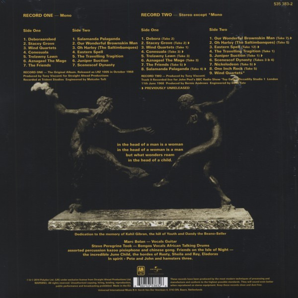 Tyrannosaurus Rex - Prophets, Seers & Sages The Angels Of The Ages | Universal Music Catalogue (535 383-2) Tyrannosaurus Rex - Prophets, Seers & Sages The Angels Of The Ages | Universal Music Catalogue (535 383-2)