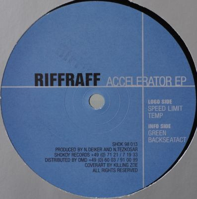 RiffRaff - Accelerator EP | Shokoy (SHOK 98 013) - main