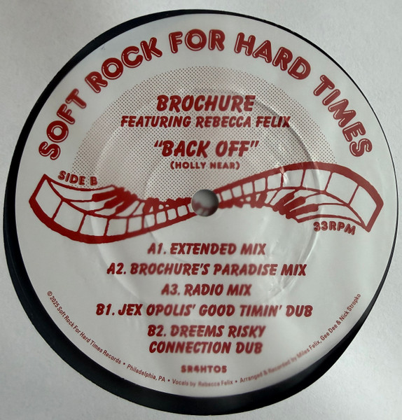 Brochure - Back Off | Soft Rock For Hard Times (SR4HT05) - main
