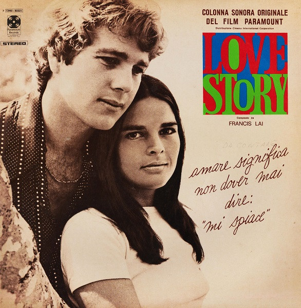 Francis Lai - Love Story (Colonna Sonora Originale Del Film) | Paramount Records (3 C062 - 92221)