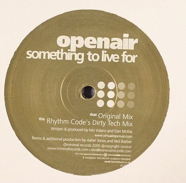 Openair - Something To Live For | Minimal Records (mr033)