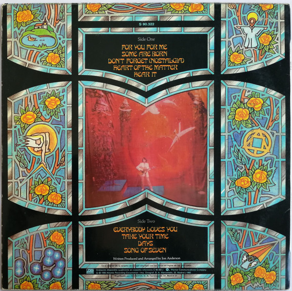 Jon Anderson - Song Of Seven | Atlantic (S 90.322) - 2