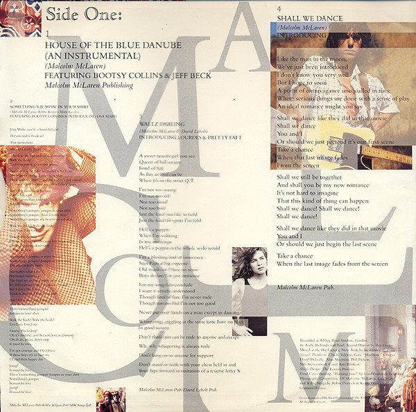 Malcolm McLaren And The Bootzilla Orchestra - Waltz Darling | Epic (EPC 460736 1) - 3