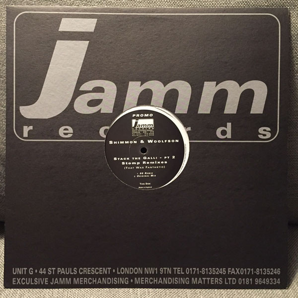 Shimmon & Woolfson - Stack The Galli - Pt 2 (Stomp Remixes) | Jamm Records (JAM 12-014) - 3 Shimmon & Woolfson - Stack The Galli - Pt 2 (Stomp Remixes) | Jamm Records (JAM 12-014) - 3