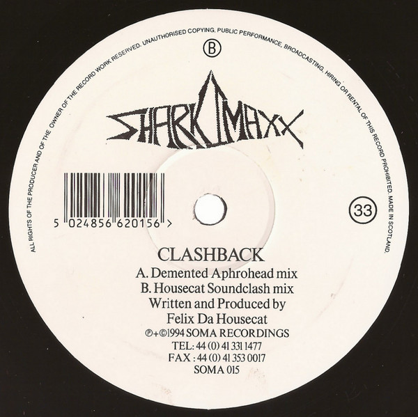 Sharkimaxx - Clashback | Soma Quality Recordings (SOMA 015)