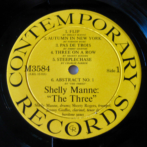 Shelly Manne - "The Three" & "The Two" | Contemporary Records (M 3584) - 3 Shelly Manne - "The Three" & "The Two" | Contemporary Records (M 3584) - 3