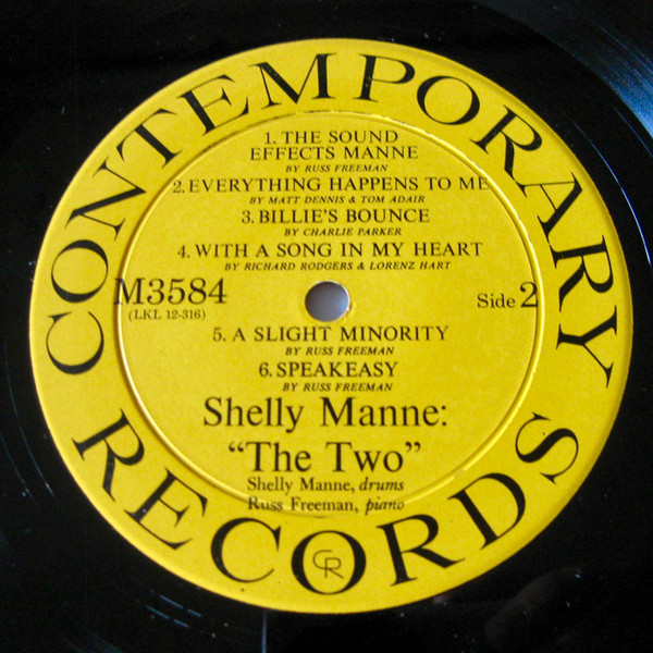 Shelly Manne - "The Three" & "The Two" | Contemporary Records (M 3584) - 4 Shelly Manne - "The Three" & "The Two" | Contemporary Records (M 3584) - 4