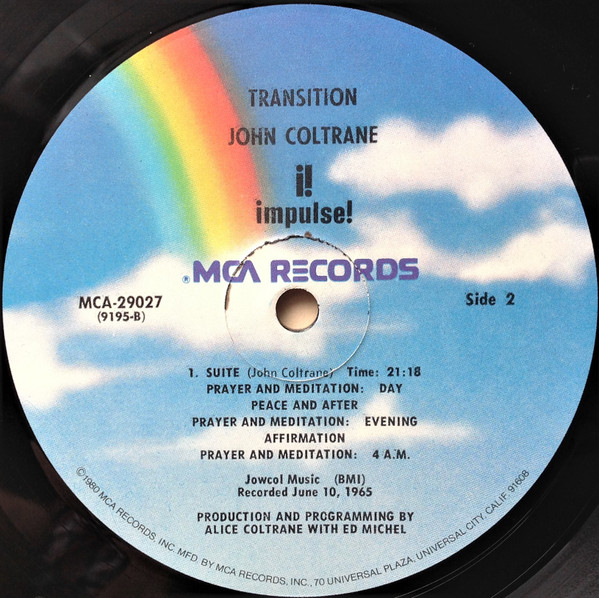 John Coltrane - Transition | MCA Records (MCA-29027) - 4 John Coltrane - Transition | MCA Records (MCA-29027) - 4