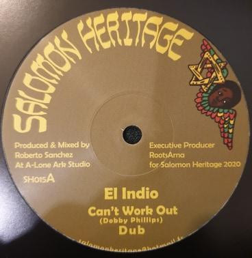 El Indio / I Jah Salomon - Can't Work Out / Love Inna Zion | Salomon Heritage (SH015)