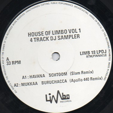 Various - House Of Limbo Vol 1 (4 Track DJ Sampler) | Limbo Records (LIMB 18 LPDJ)