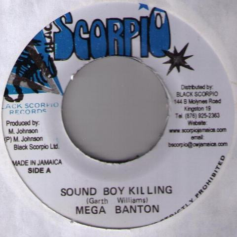 Mega Banton - Sound Boy Killing | Black Scorpio (none) - main