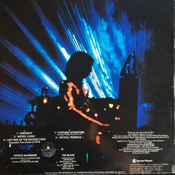 Tim Blake - Crystal Machine | Egg (17.1293/0) - 2