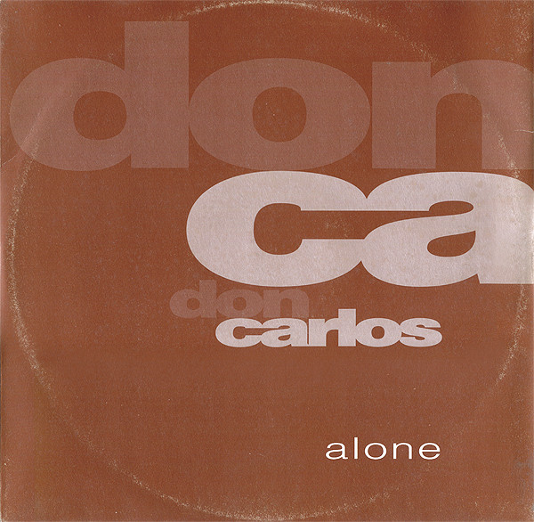 Don Carlos - Alone | Calypso Records (CPS 014) - main