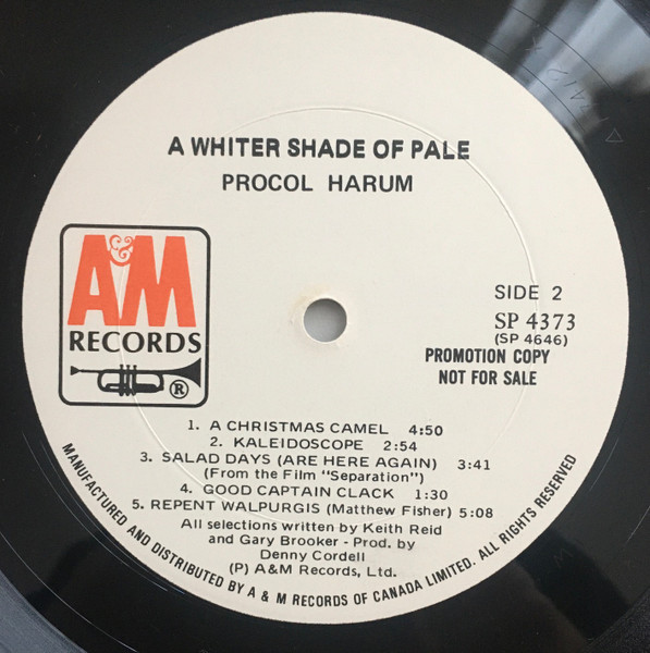 Procol Harum - Procol Harum | A&M Records (SP 4373) - 4