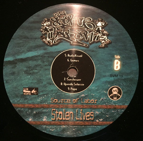 Source Of Labor - Stolen Lives | Sub Verse Music (SVM 19) - 4 Source Of Labor - Stolen Lives | Sub Verse Music (SVM 19) - 4