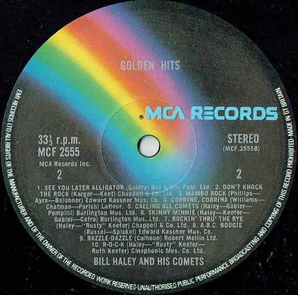 Bill Haley And His Comets - Golden Hits | MCA Records (MCF 2555) - 4 Bill Haley And His Comets - Golden Hits | MCA Records (MCF 2555) - 4
