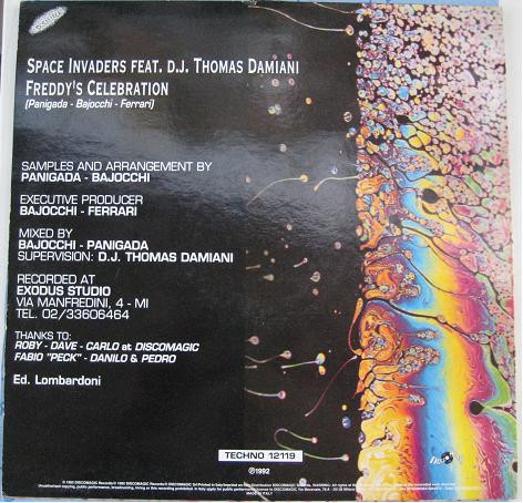 Space Invaders Feat. D.J. Thomas Damiani - Freddy's Celebration | Technology (TECHNO 12119)