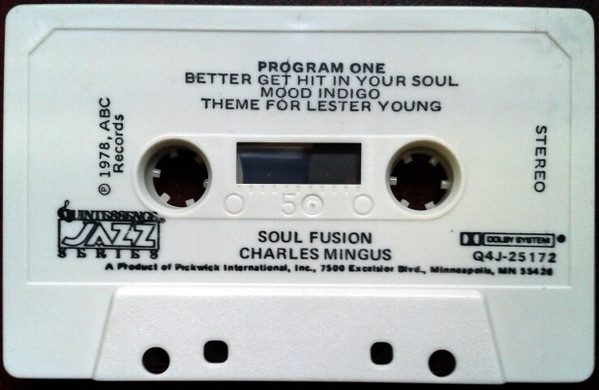 Charles Mingus - Soul Fusion | Pickwick (Q4J-25172) - 4