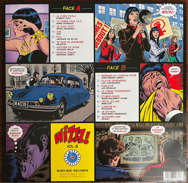 Various - Wizzz! Vol. 5 (French Psychorama 1967/1979) | Born Bad Records (BB187LP) - 2