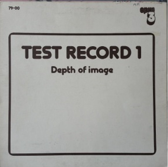 Various - Test Record 1 (Depth Of Image) | Opus 3 (79-00)