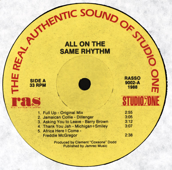 Various - All On The Same Rhythm | Real Authentic Sound (RASSO 9002) - 3 Various - All On The Same Rhythm | Real Authentic Sound (RASSO 9002) - 3