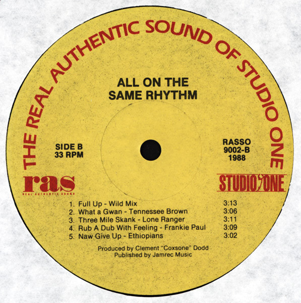 Various - All On The Same Rhythm | Real Authentic Sound (RASSO 9002) - 4 Various - All On The Same Rhythm | Real Authentic Sound (RASSO 9002) - 4
