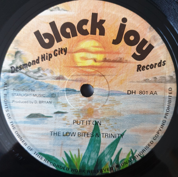 Des All Stars / The Low Bites & Trinity - Rub It Down / Put It On | Black Joy (DH 801) - 2