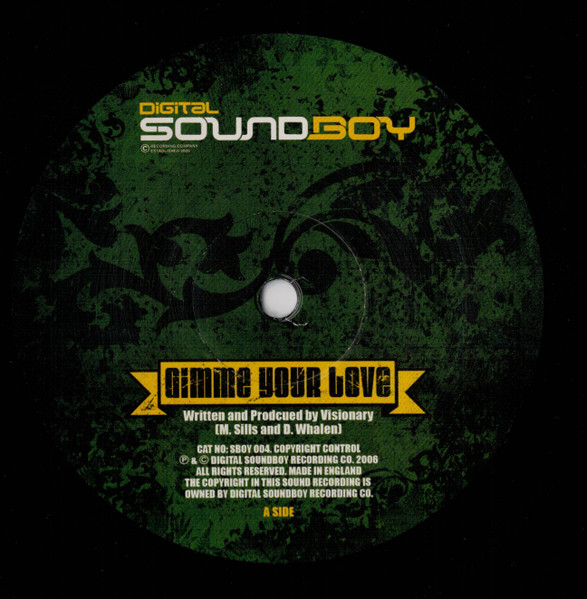 Visionary - Gimme Your Love / Jungle Rock | Digital Soundboy Recording Co. (SBOY 004) - 3