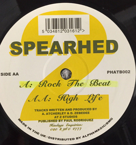 Spearhead - Rock The Beat / Highlife | Phat Beats (PHATB 002) - main