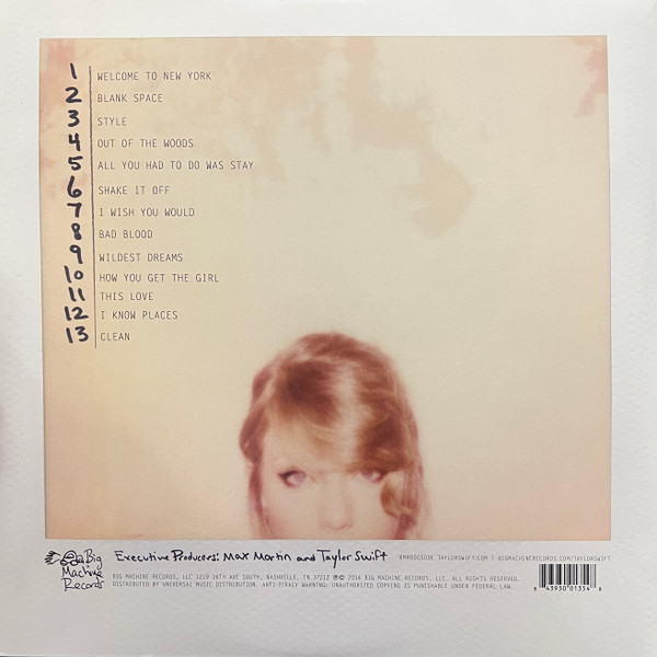 Taylor Swift - 1989 | Big Machine Records (BMRBD0500E) - 4