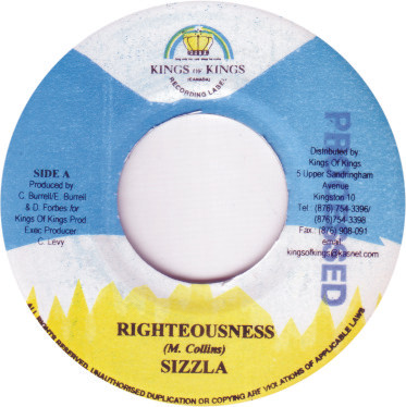 Sizzla / Hollow Point - Righteousness / Party Tonight | Kings of Kings (none) - main