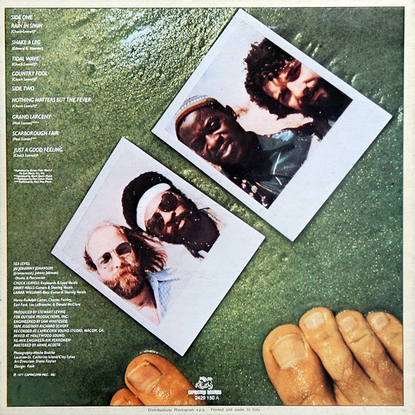 Sea Level - Sea Level | Capricorn Records (2429 150 A)