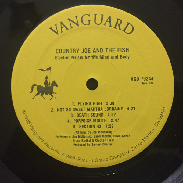 Country Joe And The Fish - Electric Music For The Mind And Body | Vanguard (VSD • 79244) - 3
