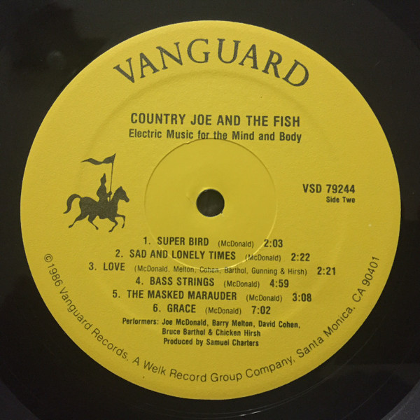 Country Joe And The Fish - Electric Music For The Mind And Body | Vanguard (VSD • 79244) - 4
