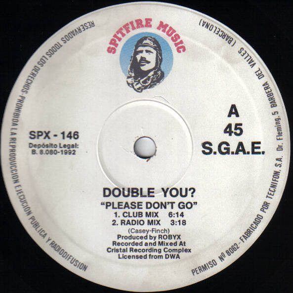 Double You - Please Don't Go | Spitfire Music (SPX - 146) - 3