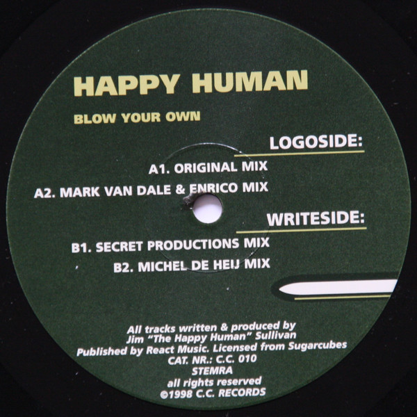 Happy Human - Blow Your Own | CC Records (CC 010) - 3