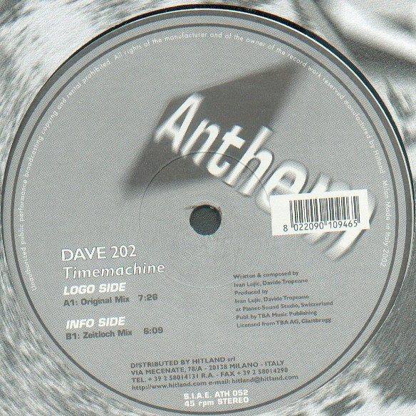 Dave 202 - Timemachine | Anthem (ATH 052)