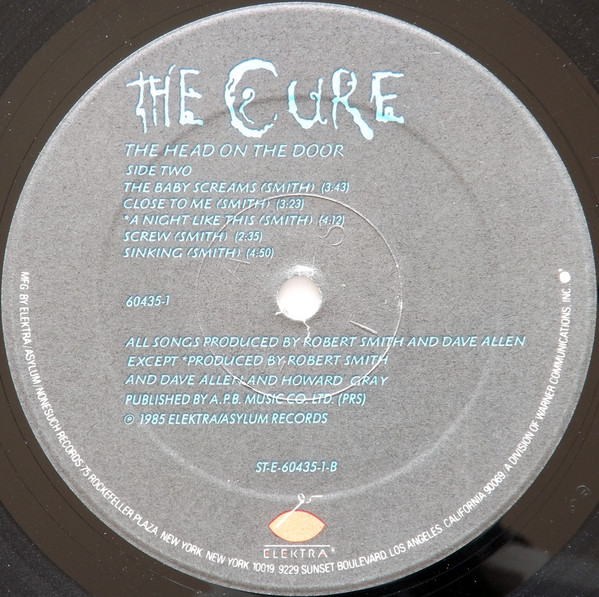 The Cure - The Head On The Door | Elektra (60435-1) - 4