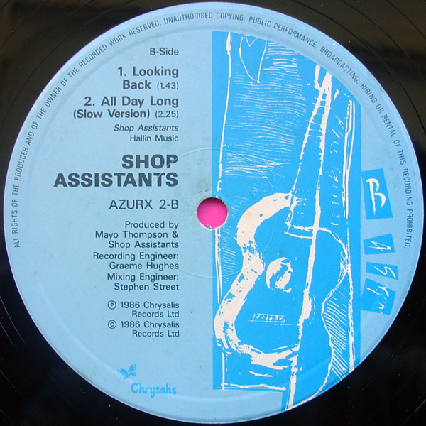Shop Assistants - I Don't Wanna Be Friends With You | Blue Guitar (AZURX 2) - 4