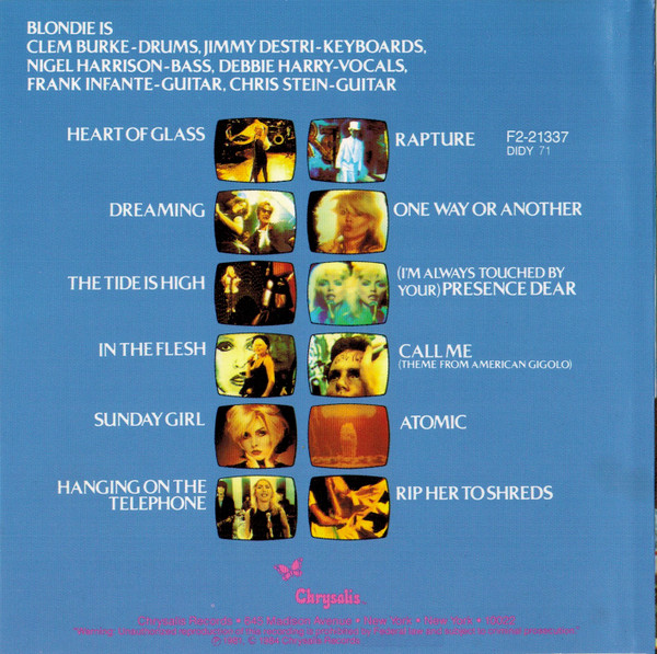 Blondie - The Best Of Blondie | Chrysalis (F2 21337) - 2