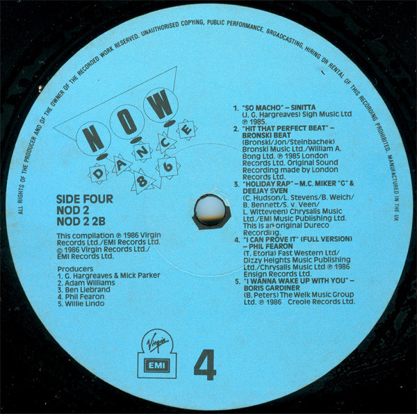 Various - Now Dance 86 - The 12" Mixes | Virgin (NOD 2) - 6 Various - Now Dance 86 - The 12" Mixes | Virgin (NOD 2) - 6
